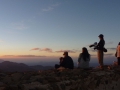 Hikers, Jebel Abbas Basha at sunset, Three Peaks Egypt, Ben Hoffler