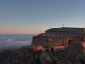 Jebel Katherina chapel, above clouds, Three Peaks Egypt, Ben Hoffler
