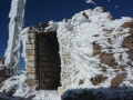 Jebel Katherina, summit hut in the snow, Three Peaks Egypt, Ben Hoffler