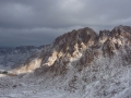 Jebel el Deir in the snow, Three Peaks Egypt, Ben Hoffler
