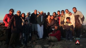 Bedouin guide & walkers, Three Peaks Egypt, Ben Hoffler
