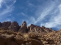 Jebel Abbas Basha cliffs, from Wadi Tlah, Three Peaks Egypt, Ben Hoffler