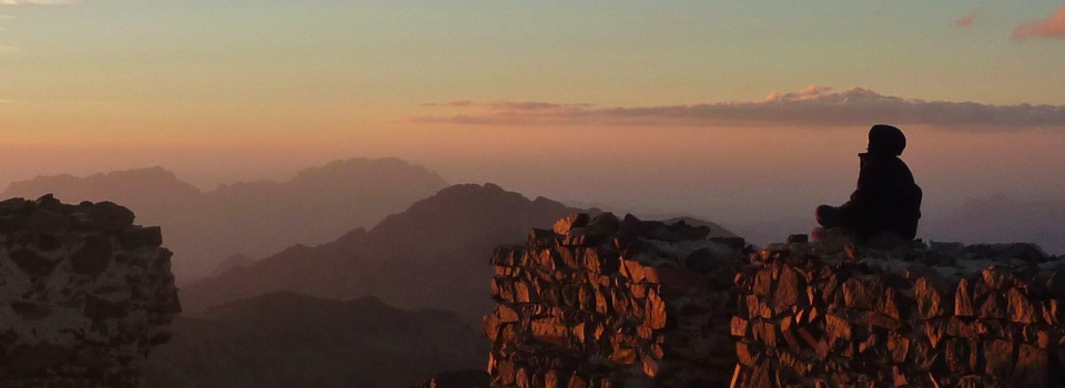 Ottoman Palace Walls at sunset, Jebel Abbas, Ben Hoffler