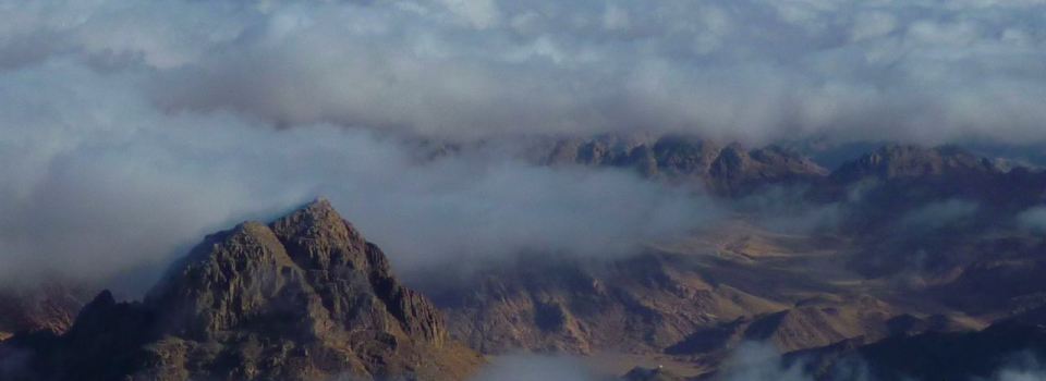 Sinai under clouds, Three Peaks Egypt, Ben Hoffler